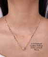 Designer Daily Wear AD Dimond Golden Dokiya 2 Mangalsutra Wholesale Price In Surat
